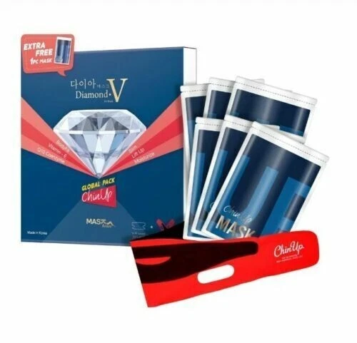3 Boxes Mask House Slim Lifting Face Chin Cheek Diamond Band (5pcs V-Fit Mask) - Image 1 of 1