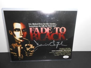 DENNIS CHRISTOPHER Signed FADE TO BLACK 8x10 Photo Autograph JSA COA Cert - Picture 1 of 3