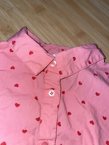 Topolino Bluse Rosa Pink Rot Herzen 104 Neuwertig Baumwolle Ernstings Family - Bild 1 von 5