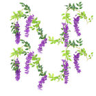 Rattan Garland Artificial Wisteria Wall Decoration Trailing Flowers Party