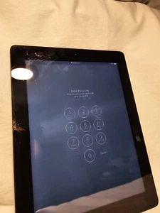 Apple iPad Damaged Screen - Working Tablet Parts Sold As Is - Picture 1 of 13