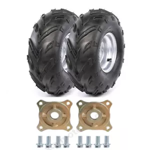 2pc 16x8-7 16X8X7 Tire & Rim Wheel + 24T Rear Axle Hub for ATV Go kart Buggy US - Picture 1 of 7