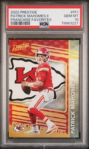 *PSA 10* Patrick Mahomes 2022 Prestige Franchise Favorites - Kansas City Chiefs - Picture 1 of 2