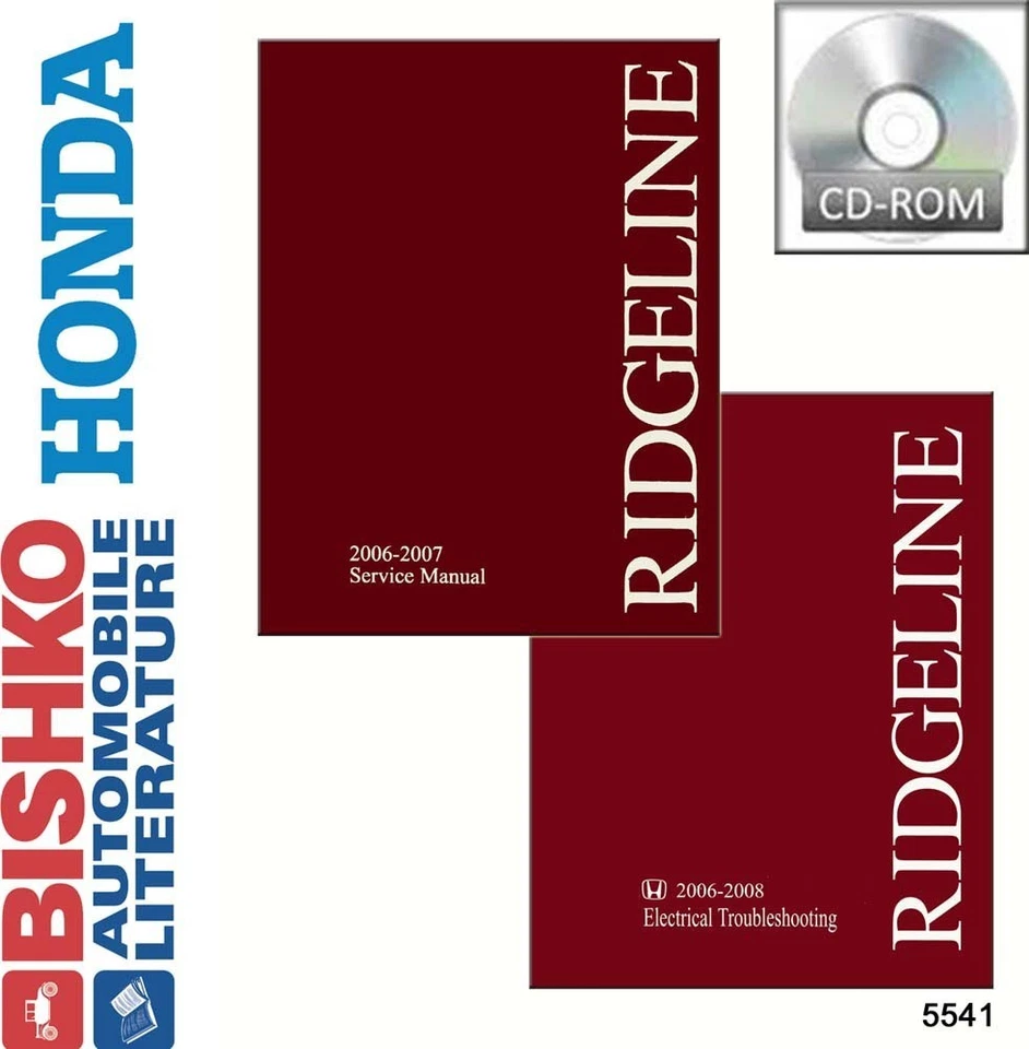 Honda Ridgeline 2006 2007 taller reparación manual CD motor transmisión cableado Foto 1 de 1