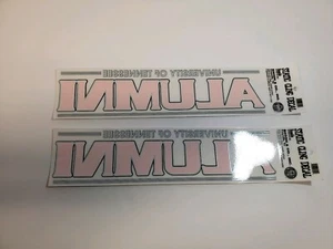 2 University of Tennessee Alumni Vols NCAA Window Decal Car Sticker. - Picture 1 of 3