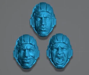 Cabeza esculpida Kang Jonathan Majors Leyendas Marvel GI Joe Clasificada escala 1/12 él - Imagen 1 de 12