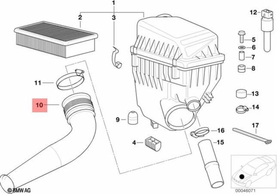 Original BMW E38 728i 728iL 750i 750iL 750iLP 750iLS Int. Colector 13711427604 Foto 1 de 1