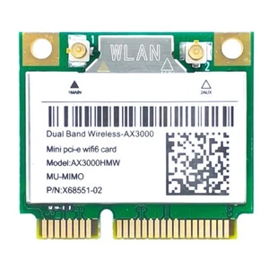AX200 AX3000HMW Karta sieciowa PCI-E WiFi 6 Adapter 2.4G/5G Bluetooth 5.1 4489 - Zdjęcie 1 z 6