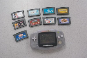 Game Boy Advance WITH 10 Authentic Games LOT WORKS! FREE SHIPPING! - Picture 1 of 13
