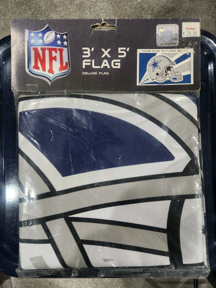 Dallas Cowboys 3x5' Deluxe Flag New In Package Officially Licensed Fremont Die - Image 1 of 4