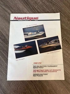 VINTAGE 1994 NAUTIQUE BOOT VERKAUFSPROSPEKT PARAGON SPORT NATIQUE - Bild 1 von 2