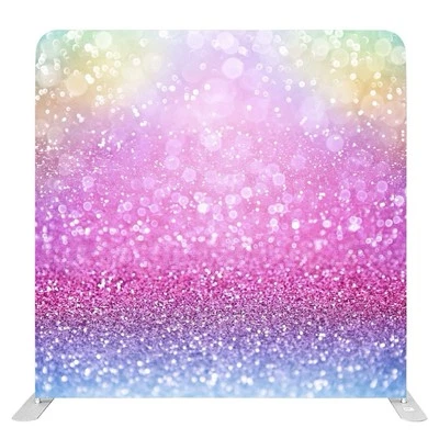 Funda de almohada 8x8 pastel arco iris brillo telón de fondo tela solamente - sin soporte  Foto 1 de 2