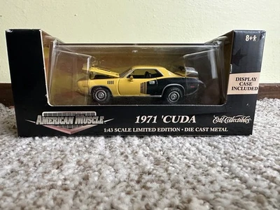 ERTL Collectibles 1:43 Scale American Muscle 1971 Cuda #32246 - Image 1 of 4