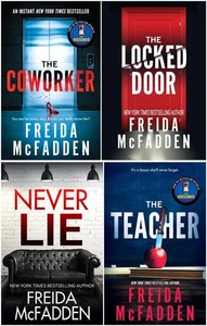 Freida McFadden 4 Book Set : The Coworker, Locked Door, Never Lie, Teacher NEW - Picture 1 of 1