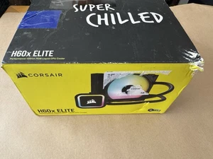 Refroidisseur CPU liquide Corsair iCUE H60x RGB Elite 120 mm noir NON TESTÉ - Photo 1/5