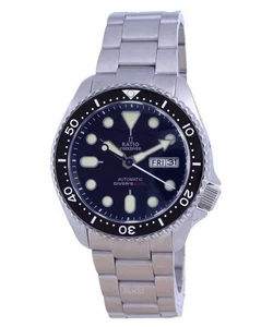 Ratio FreeDiver Black Dial Sapphire Crystal Automatic RTA100 200M Men's Watch - Picture 1 of 8
