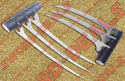 X-Men Wolverine Adamantium Claws par réplica faca retrátil - Imagem 1 de 4