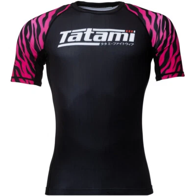 Tatami Fightwear Recharge Short Sleeve Rashguard - Pink