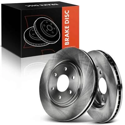 Rotores de freio a disco para Nissan Frontier 05-22 Pathfinder V6 Xterra Suzuki dianteiro - Imagem 1 de 4