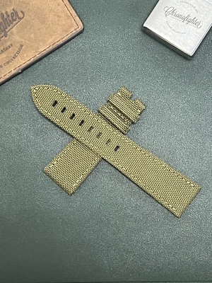 Graham Chronofighter oversize Target Superlight 24/20 Green Nato watch strap - Image 1 of 4