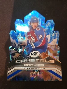 2021-22 Upper Deck ICE Crystals Rookies Die-Cut IC-51 ALEX NEWHOOK Avalanche - Picture 1 of 2