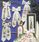 HOLIDAY TIE-UPS--Christmas--Valentines--Easter--Counted Cross Stitch Pattern
