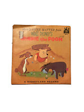 Disneyland Record Little Gem Winnie The Pooh Mind Over Matter 45 RPM LG-787 1966