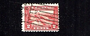 1914-15 U.S.CLASSIC PAN-PACIFIC 2c Carmine p.10 Sc#402 Used Neat Postmark! - Picture 1 of 1