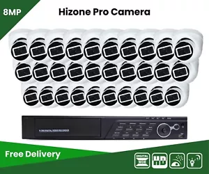 CCTV Camera System FULL HD 4K DVR Hard Drive Outdoor Home/Office Security Kit UK - Picture 1 of 43