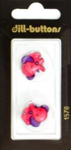 Dill Buttons ~ (1578) - 3/4" - 2 ct - Picture 1 of 1