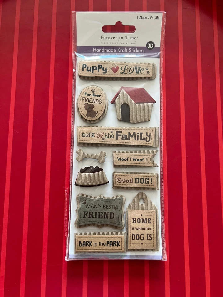 RARE - ONE OF THE FAMILY DOG DIMENSIONAL STICKERS - DISCONTINUED - Image 1 of 1