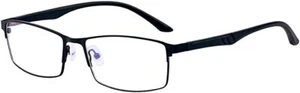 Outray Myopia Glasses TR90 Black Frame Shortsighted Eyeglasses -4.0 Mens Womens - Picture 1 of 6