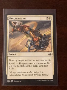 Magic the Gathering Aether Revolt Decommission - Picture 1 of 2