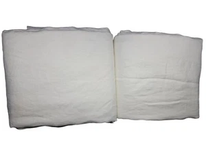 Set/2 tende foderate in cotone lino belga fienile ceramica 50x84 avorio LEGGI FUORI PRODUZIONE  - Foto 1 di 10