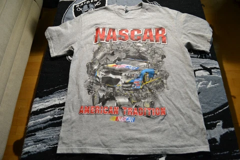 Vintage Nascar American Tradition Racing Crash Shirt Size Mens Large Cover