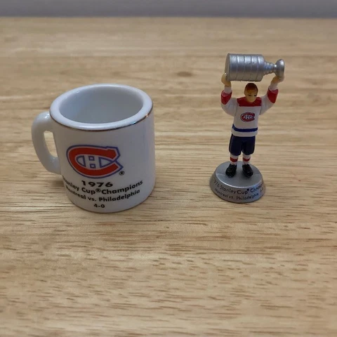 1976 MONTREAL CANADIENS NHL Stanley Cup Champions [Figurine + Mini Mug] Set Cover