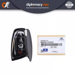 Genuine Hyundai Azera 2015-2017 Smart Key 4 Buttons 433MHz 95440-3V022 - Picture 1 of 3