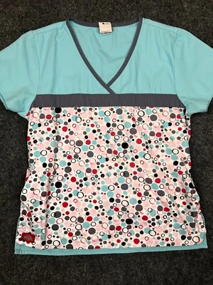 Dickies Mock Wrap Scrub Top - Size XS - nursing and/or vet tech - Image 1 of 4
