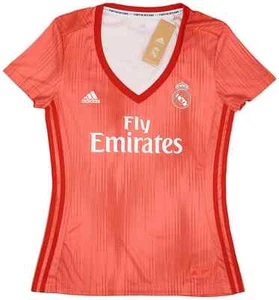 BNWT 18-19 Real Madrid adidas Third Jersey Womens Red Size XS - Picture 1 of 2