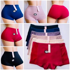 Boyshorts boxer short Lot 3/6/12 Cotton Panties Sleep Shortie Underwear Net S-XL - Picture 1 of 13