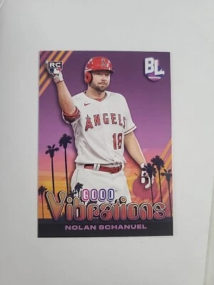 2024 Topps Big League Good Vibrations Nolan Schanuel GV-21 - Image 1 of 2