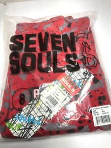 Seven Souls Youth’s Pull On Jogger Pants, Size 8 Red Splatter All Over NWT - Picture 1 of 3