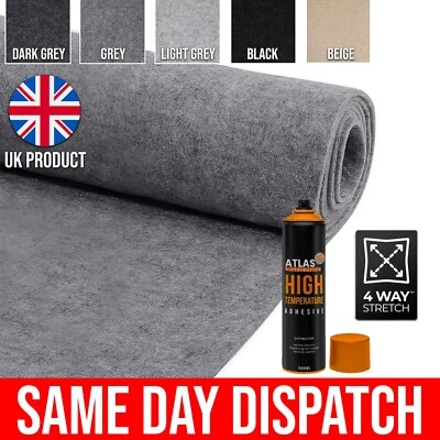 4 Way Stretch Carpet Lining DIY Caddy Camper Van Conversions 5 Colours, Any Size - Image 1 of 4