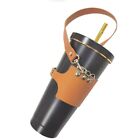 Fashionable PU Cup Sleeve with Adjustable Size Portable Cup Jackets for Fashion