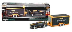 Maisto Design Tow & Go 2016 Chevrolet Camaro SS / Car Trailer New in Box - Picture 1 of 1