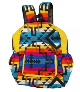 Ecuadorianischer bunter Rucksack mit verstellbaren Trägern - ca. 11,5"x5"x17" - kostenloser Versand - Bild 1 von 2