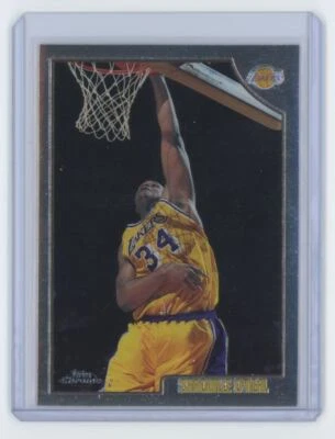 1998-99 Topps Chrome Shaquille O'Neal Basketball Card #175 - Image 1 of 2