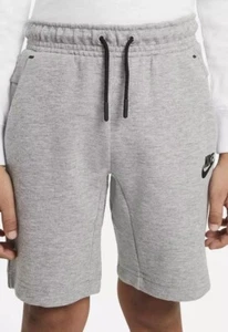 $65 NIKE BOYS TECH PACK SHORTS SIZE XS GREY HEATHER NEW - Picture 1 of 7