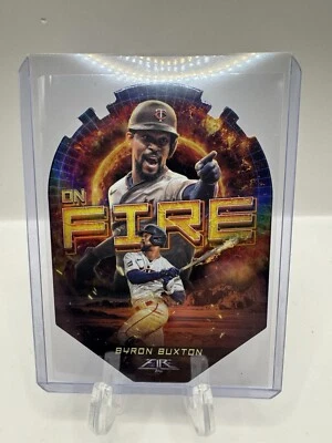 2022 Topps Fire - En Fuego #EF-27 Byron Buxton - Image 1 of 4
