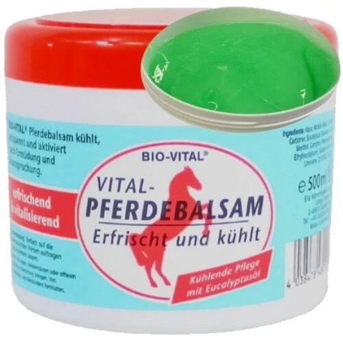 Bio-Vital® Pferdebalsam Pferdesalbe Salbe Balsam Pferde Gel Sportgel 500ml - Bild 1 von 1